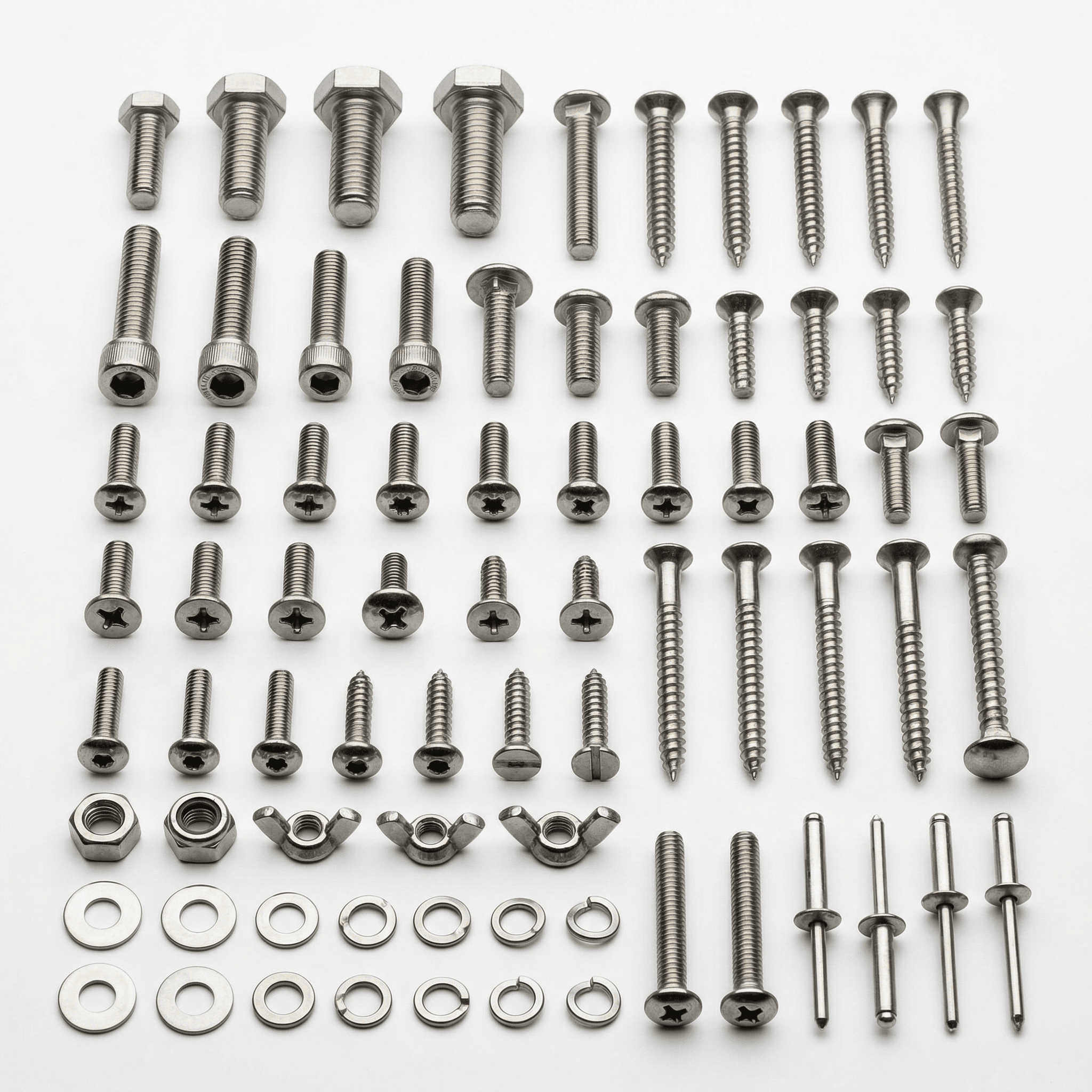 Screws and fixings assortment